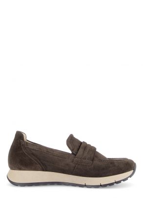 400601 Gabor Kadın Deri Anatomik Loafer 4.0-7.5 003 Kahve/Dreamvelour engl. Brown