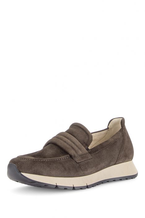 400601 Gabor Kadın Deri Anatomik Loafer 4.0-7.5 003 Kahve/Dreamvelour engl. Brown