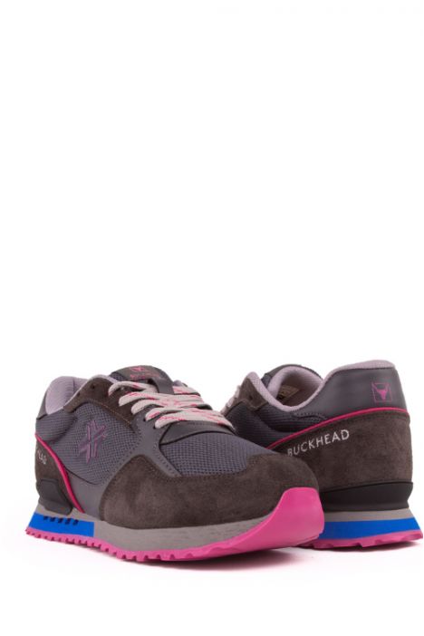 4023 Buckhead Fundamental Multi Kadın Ayakkabı 36-40 Gri-Fuşya \ Grey-Fuchsia