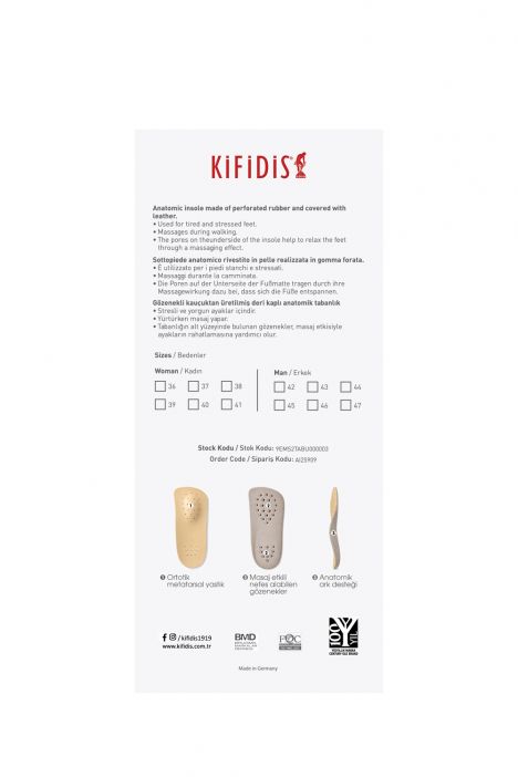 4050-N Kifidis Kauçuk Tabanlık (Normal Kalıp) STD