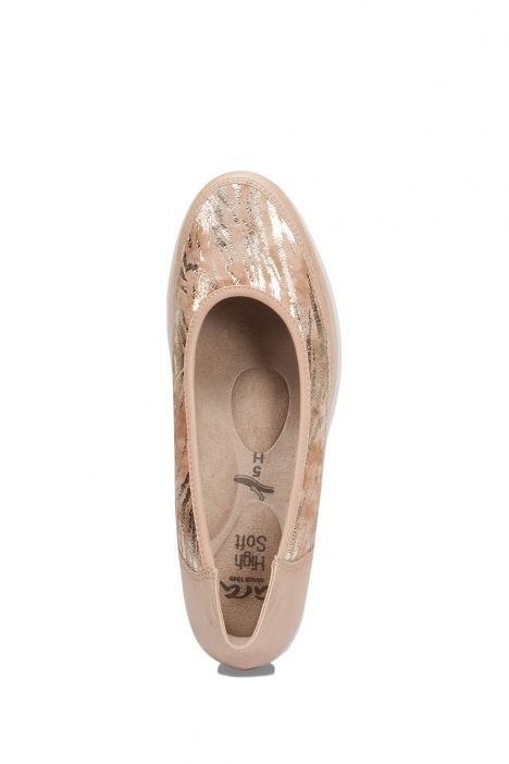 40617 Ara Shoes Zürich Kadın Dolgu Topuklu Ayakkabı 3.5-8.5 LEHM, CAMEL - 73LC
