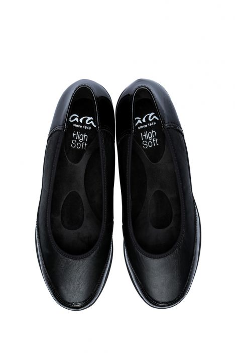 40617 Ara Shoes Zürich Kadın Dolgu Topuklu Ayakkabı 3.5-8.5 MUR-LAC,NAP-SOF,BLACK - 025
