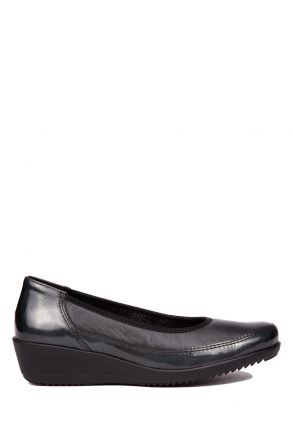 40641 Ara Shoes Kadın Dolgu Topuk Ayakkabı 3,5-8,5 SCHWARZ - 16S