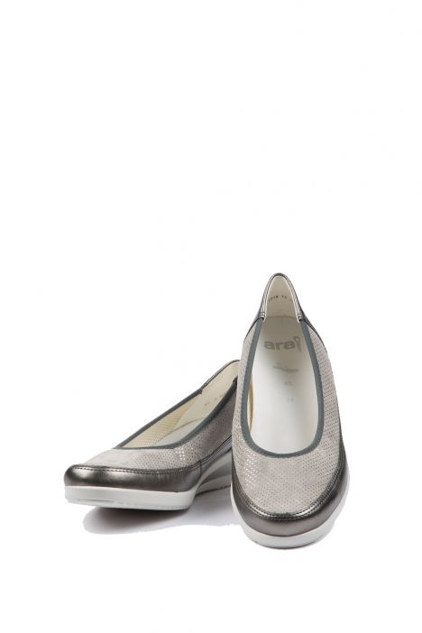 40641 Ara Shoes Kadın Dolgu Topuk Ayakkabı 3,5-8,5 GUN,RAUCH - 11G