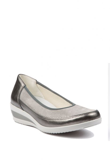 40641 Ara Shoes Kadın Dolgu Topuk Ayakkabı 3,5-8,5 GUN,RAUCH - 11G