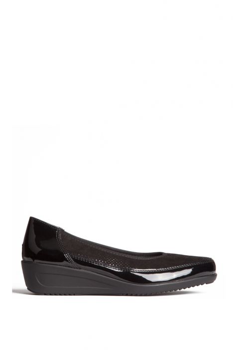 40641 Ara Shoes Kadın Dolgu Topuk Ayakkabı 3,5-8,5 LACK, BLACK - 23LB