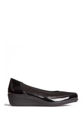 40641 Ara Shoes Kadın Dolgu Topuk Ayakkabı 3,5-8,5 LACK, BLACK - 23LB