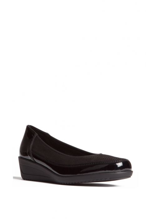40641 Ara Shoes Kadın Dolgu Topuk Ayakkabı 3,5-8,5 LACK, BLACK - 23LB