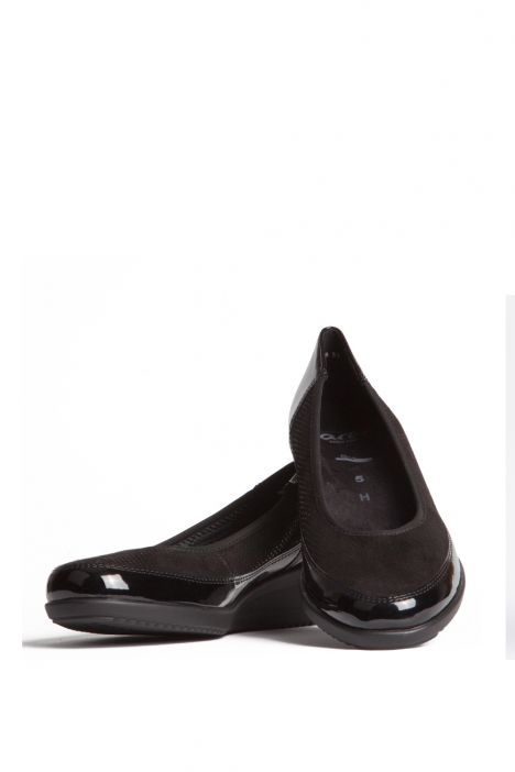 40641 Ara Shoes Kadın Dolgu Topuk Ayakkabı 3,5-8,5 LACK, BLACK - 23LB