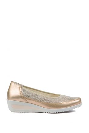 40641 Ara Shoes Kadın Dolgu Topuk Ayakkabı 3,5-8,5 PLATIN,CHIARA - 10P