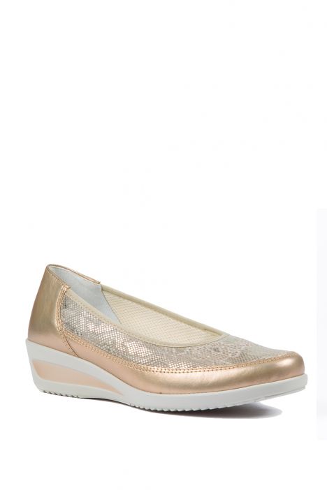 40641 Ara Shoes Kadın Dolgu Topuk Ayakkabı 3,5-8,5 PLATIN,CHIARA - 10P