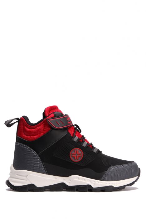 4078 Buckhead Peter Jr. Unisex Çocuk Kar Botu 31-35 Kırmızı-Siyah / Red-Black