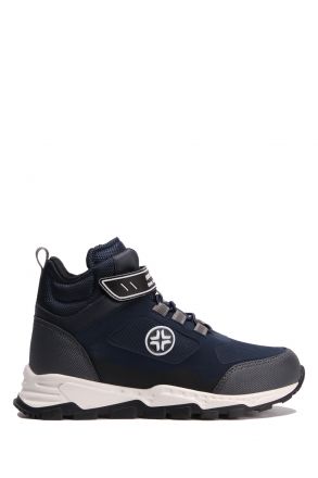 4078 Buckhead Peter Jr. Unisex Çocuk Kar Botu 31-35 Siyah-Mavi \ Black/Blue