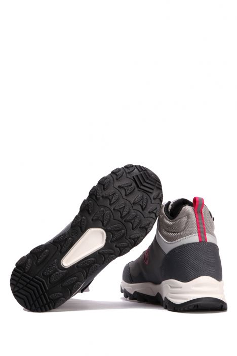 4078 Buckhead Peter Jr. Unisex Çocuk Kar Botu 31-35 Gri-Fuşya \ Grey-Fuchsia