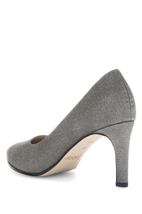 41380 Gabor Kadın Stiletto Ayakkabı 3.5-6.5 69 Gri/Glitter HT argento