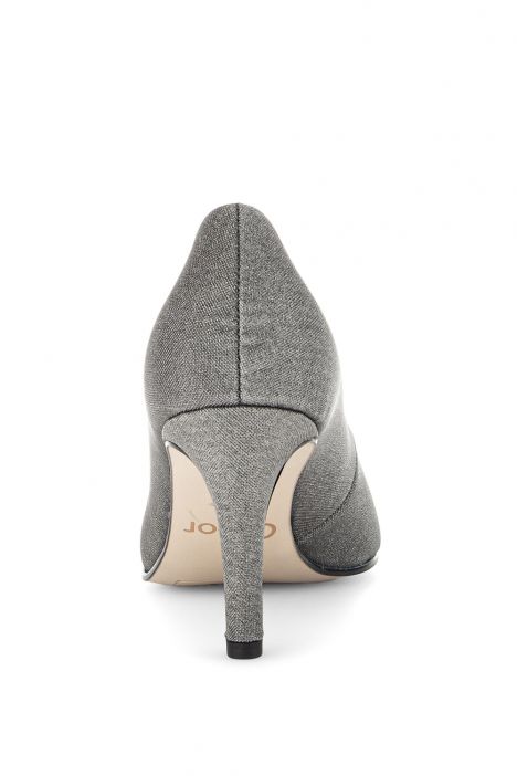 41380 Gabor Kadın Stiletto Ayakkabı 3.5-6.5 69 Gri/Glitter HT argento