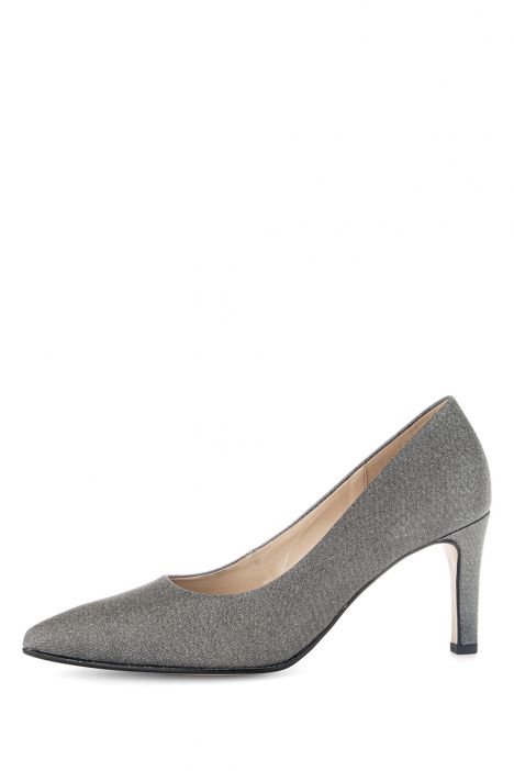 41380 Gabor Kadın Stiletto Ayakkabı 3.5-6.5 69 Gri/Glitter HT argento