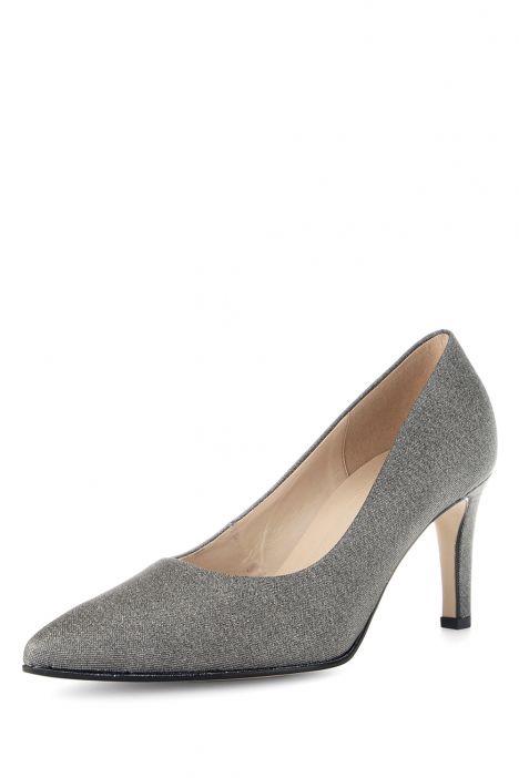 41380 Gabor Kadın Stiletto Ayakkabı 3.5-6.5 69 Gri/Glitter HT argento