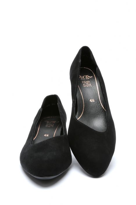 41408 Ara Shoes Knokke Kadın Deri Topuklu Ayakkabı 4.0-7.0 SCHWARZ - 11