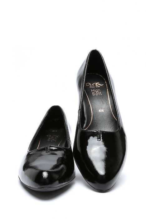 41409 Ara Shoes Knokke Kadın Rugan Deri Topuklu Ayakkabı 4.0-7.0 SCHWARZ - 11