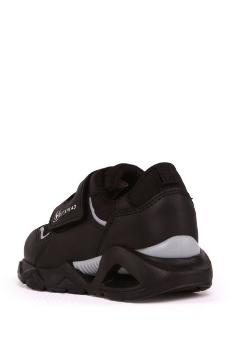 4166 Buckhead Vumar Unisex Çocuk Spor Ayakkabı 27-35 Siyah-Gri/Black-Grey