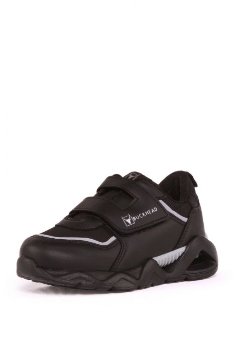 4166 Buckhead Vumar Unisex Çocuk Spor Ayakkabı 27-35 Siyah-Gri/Black-Grey