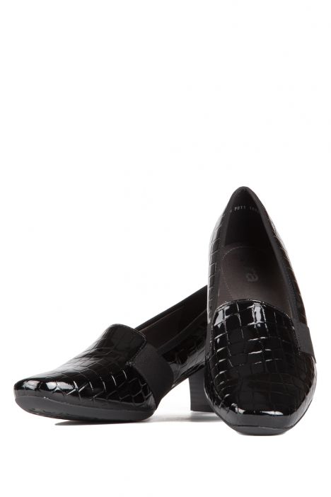 41781 Ara Shoes Kadın Topuklu Deri Ayakkabı 3-8 COCO-LACK, BLACK - 01CB