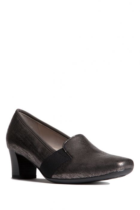 41781 Ara Shoes Kadın Topuklu Deri Ayakkabı 3-8 AMB-MET, PIOMBO - 13AP