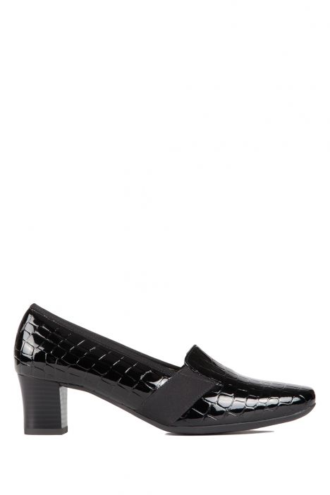 41781 Ara Shoes Kadın Topuklu Deri Ayakkabı 3-8 COCO-LACK, BLACK - 01CB