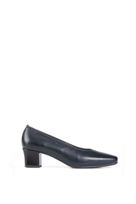 41796 Ara Shoes Kadın Topuklu Deri Hostes Ayakkabısı 2,5-8 BLAU - 82B