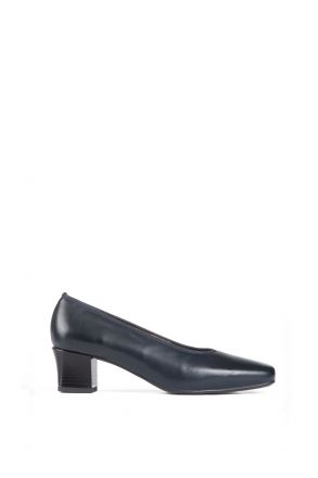 41796 Ara Shoes Kadın Topuklu Deri Hostes Ayakkabısı 2,5-8 BLAU - 82B