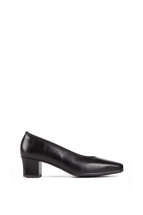 41796 Ara Shoes Kadın Topuklu Deri Hostes Ayakkabısı 2,5-8 SCHWARZ - 81S