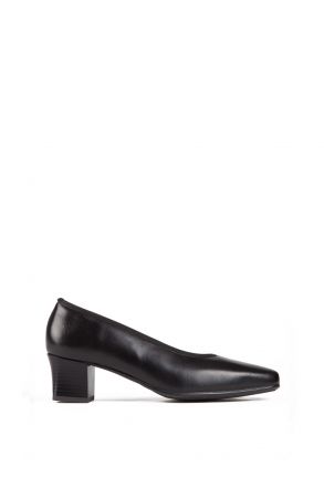 41796 Ara Shoes Kadın Topuklu Deri Hostes Ayakkabısı 2,5-8 SCHWARZ - 81S