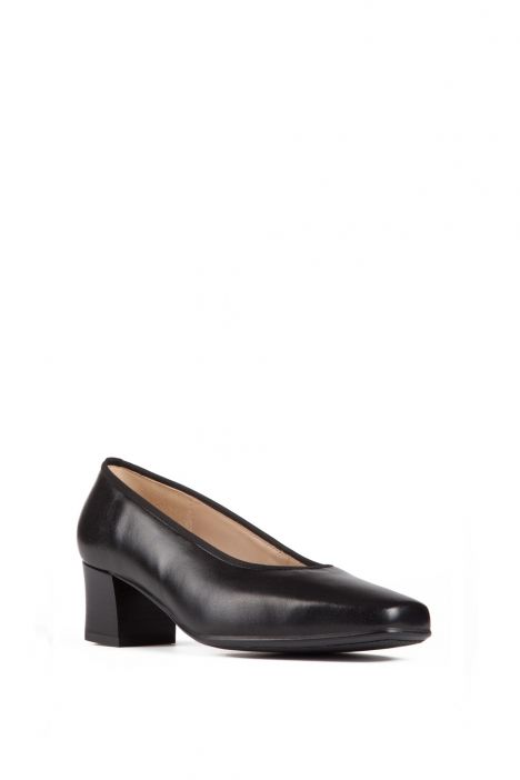 41796 Ara Shoes Kadın Topuklu Deri Hostes Ayakkabısı 2,5-8 SCHWARZ - 81S