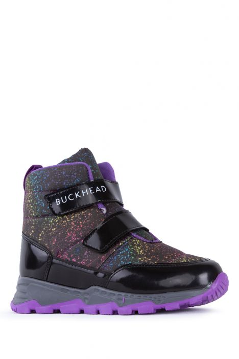4183 Buckhead Snowshell Unisex Çocuk Kar Botu 27-35 Siyah-Mor/Black-Purple