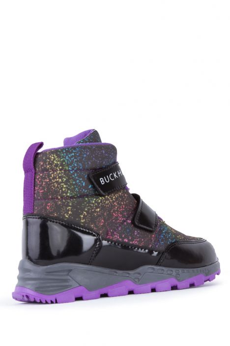 4183 Buckhead Snowshell Unisex Çocuk Kar Botu 27-35 Siyah-Mor/Black-Purple
