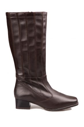 41890 Ara Shoes Kadın Deri Çizme 3-8 MORO