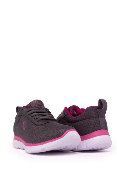 4194 Buckhead Ricco Kadın Spor Ayakkabı 36-41 Gri-Fuşya \ Grey-Fuchsia