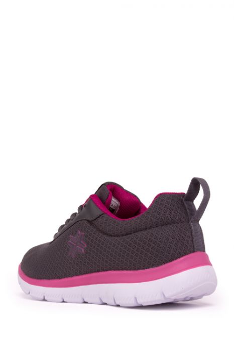 4194 Buckhead Ricco Kadın Spor Ayakkabı 36-41 Gri-Fuşya \ Grey-Fuchsia