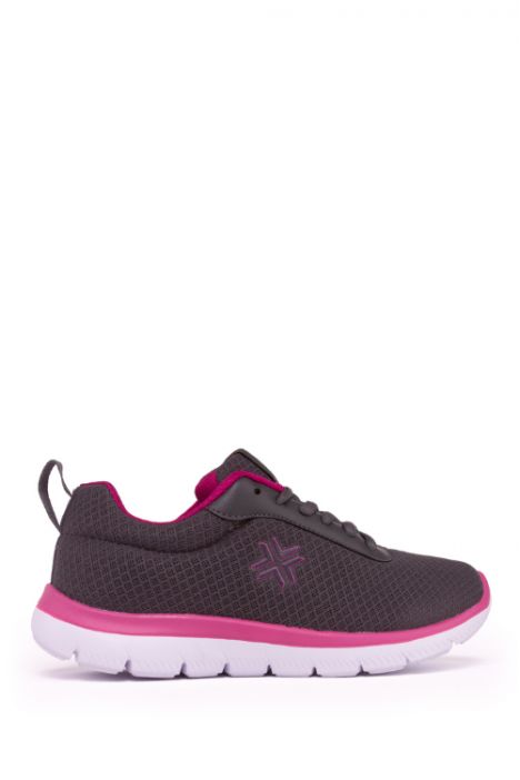 4194 Buckhead Ricco Kadın Spor Ayakkabı 36-41 Gri-Fuşya \ Grey-Fuchsia