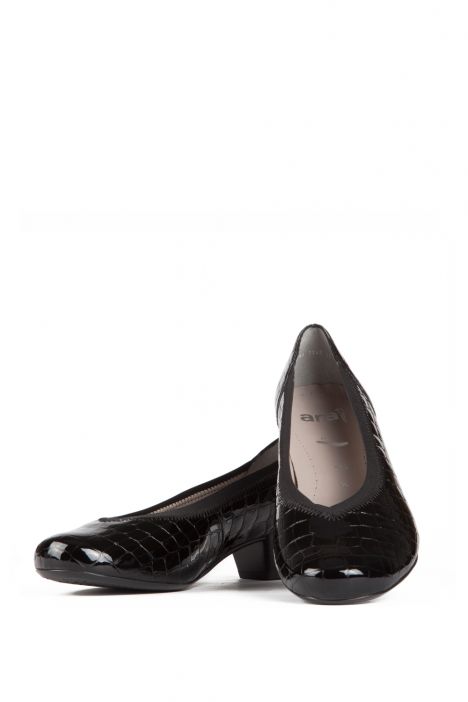42041 Ara Shoes Kadın Topuklu Ayakkabı 3,5-8,5 KROKOLACK, SCHWARZ - 06KS