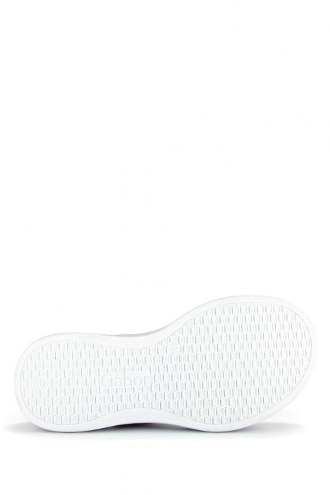42863 Gabor Kadın Dolgu Topuklu Deri Sandalet 3.5-7.5 60 Beyaz/Flecht Twist/Nappa weiss (silber/w)