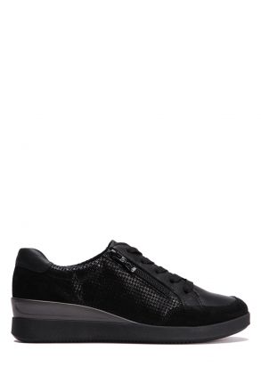 43311 Ara Shoes Kadın Deri Spor Ayakkabı 3.5-8.0 VELOUR,GAU/PEP,BLACK - 79