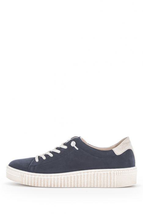 43331 Gabor Kadın Casual Deri Ayakkabı 3.5-7.5 16 Lacivert/Soft Nubuk/Dreamv. blue/leinen