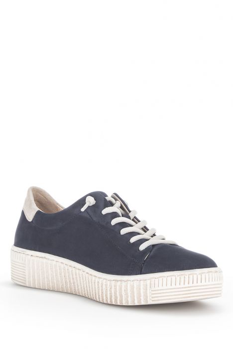 43331 Gabor Kadın Casual Deri Ayakkabı 3.5-7.5 16 Lacivert/Soft Nubuk/Dreamv. blue/leinen