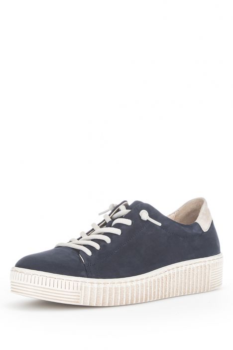 43331 Gabor Kadın Casual Deri Ayakkabı 3.5-7.5 16 Lacivert/Soft Nubuk/Dreamv. blue/leinen