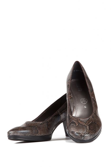 43402 Ara Shoes Kadın Topuklu Ayakkabı 3-8 SNAKE,MORO - 36SM