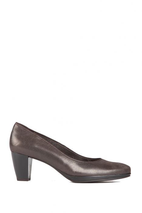 43402 Ara Shoes Kadın Topuklu Ayakkabı 3-8 METAL,MORO - 77MM
