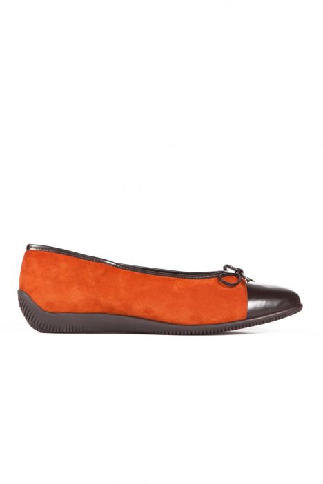 43716 Ara Shoes Kadın Nubuk Babet 3,5-9 KURBIS,MORO - 08KM