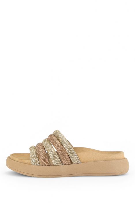 43752 Gabor Kadın Anatomik Terlik 36-41 82 Altın/Strass HT gold kombi